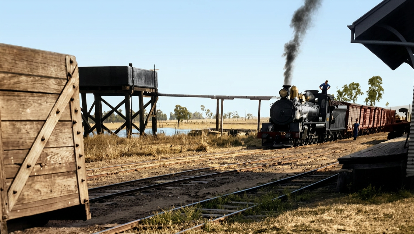 Harrisville and same C17 that crossed with RM85 at Peak Crossing earlier that morning