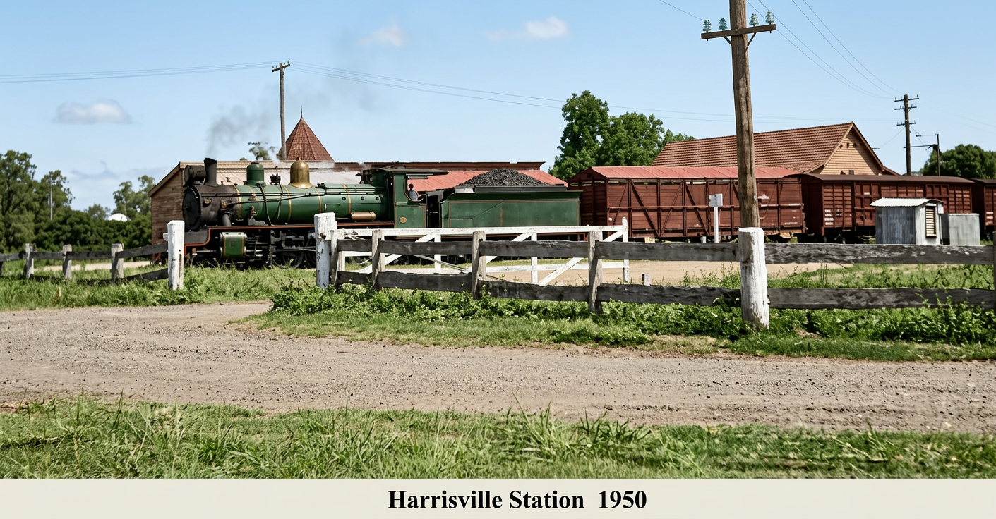 Harrisville station 1950