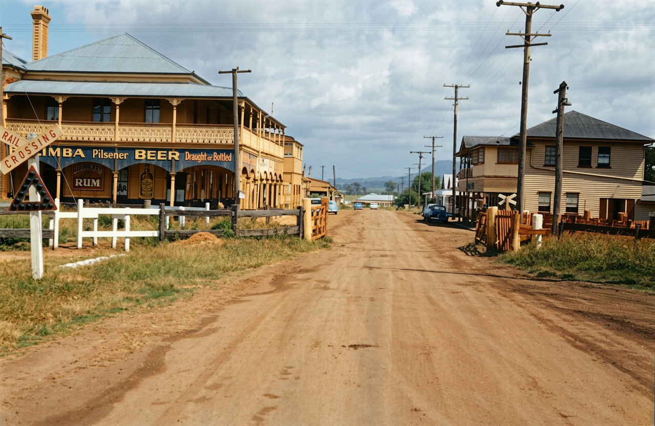 Railway crossing - Harrisville township